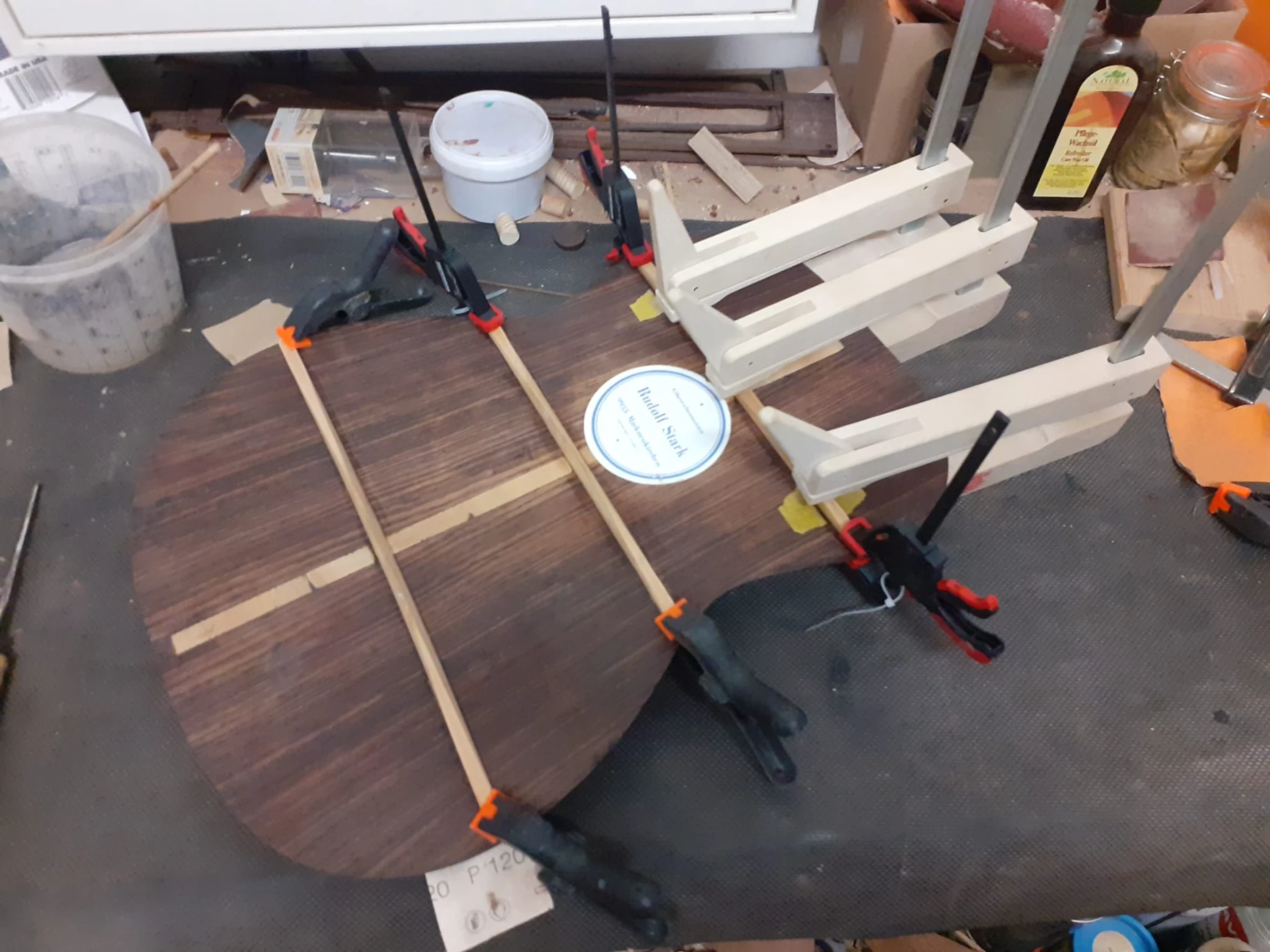 Rudolf Stark Konzertgitarre Restaurierung – Detailansicht 8 – Gitarrenreparatur Heier Guitars bei Dresden und Meißen